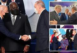 Cumhurbaşkanı Erdoğan-Biden görüşmesine ilişkin flaş açıklama! Zirveden dikkat çeken kareler