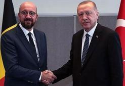 Cumhurbaşkanı Erdoğan, AB Konseyi Başkanı ile görüştü
