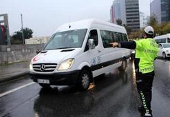 Okul servis araçlarına denetleme