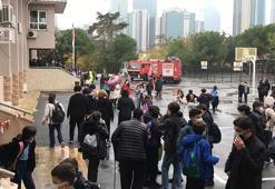 İstanbul'da bir okulun elektrik panosu yandı! Okul tatil edildi