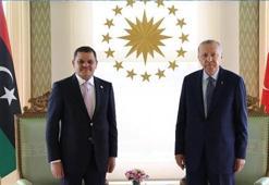 Cumhurbaşkanı Erdoğan Libya Başbakanı Dibeybe'yi kabul etti