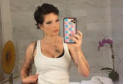 Halsey ikinci kez Türkiye'de! Hayranlarıyla kucaklaştı...