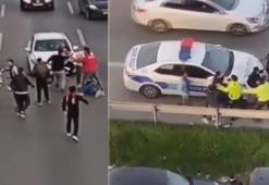 Maltepe'de taşlı bıçaklı taraftar kavgası!