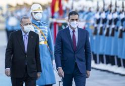 Cumhurbaşkanı Erdoğan, İspanya Başbakanı Sanchez ile bir araya geldi