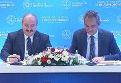 İki bakanlık arasında Mesleki ve Teknik Eğitim İş Birliği Protokolü imzalandı