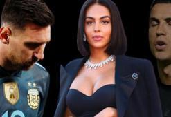 Ronaldo'nun sevgilisi Georgina Rodriguez kafa karıştırdı! Messi'ye kalp...