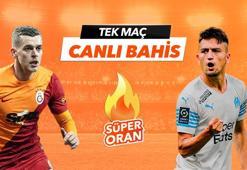 Galatasaray - Marsilya maçı Tek Maç ve Canlı Bahis seçenekleriyle Misli.com’da