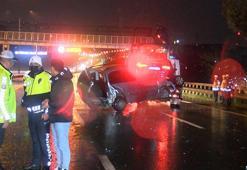 Sarıyer'de zincirleme trafik kazası : 2 yaralı