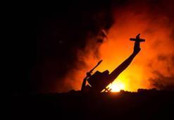 Azerbaycan'da askeri helikopter düştü! Şehit ve yaralılar var