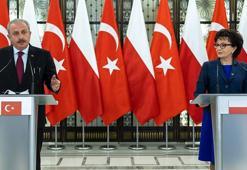 TBMM Başkanı Şentop, Polonyalı mevkidaşıyla basın toplantısı düzenledi