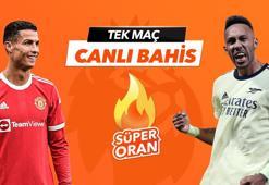 Manchester United - Arsenal maçı Tek Maç ve Canlı Bahis seçenekleriyle Misli.com’da