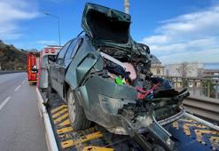 Yakıtı biten otomobile tanker çarptı: 1 ölü, 2'si çocuk 3 yaralı