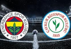 Fenerbahçe Rizespor maçı saat kaçta, hangi kanalda? İşte muhtemel 11'ler