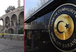 Güney Kıbrıs'taki cami saldırısına Türkiye'den sert tepki!