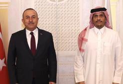 Dışişleri Bakanı Çavuşoğlu, Katarlı mevkidaşı Şeyh Al Sani ile görüştü