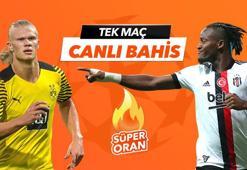 Borussia Dortmund - Beşiktaş maçı Tek Maç ve Canlı Bahis seçenekleriyle Misli.com’da