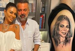 Ozan Baran, eşi Süreyya Yalçın'ın yüzünü koluna kazıttı!