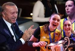 Cumhurbaşkanı Erdoğan'dan Vakıfbank ve Fenerbahçe paylaşımı!