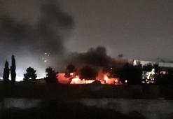 Kocaeli’nde bakır fabrikası alevlere teslim oldu