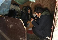Sıfırın altında yaşam! Eşi ve 3 yaşındaki kızıyla mağara gibi depoda yaşam mücadelesi...
