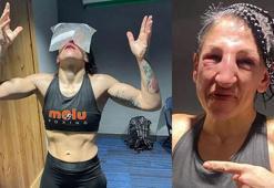 Dünya şampiyonu Amanda Serrano Miriam Gutierrez'i tanınmaz hale getirdi! 237 yumruk sonrası...