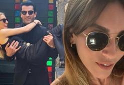 Sinem Kobal sırt dekolteli elbisesiyle büyüledi!