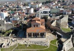 Edirne’nin “Enez Ayasofyası” 56 yıl sonra ibadete açıldı