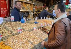 Yılbaşında geri sayım başladı, kuruyemişe talep arttı