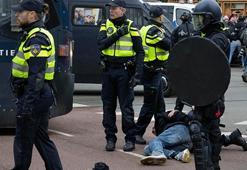 Hollanda sokakları karıştı! Polisten protestoculara “köpekli” müdahale