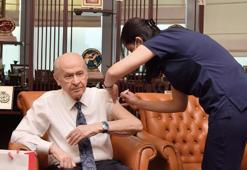 Devlet Bahçeli, Turkovac aşısı oldu