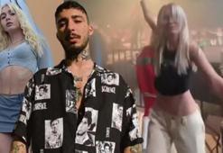 Aleyna Tilki, rapçi Uzi'nin konserinde saatlerce dans etti