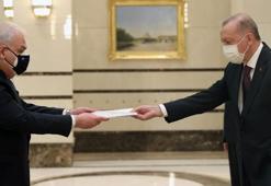 Cumhurbaşkanı Erdoğan, Yunanistan Büyükelçisi'nin güven mektubunu kabul etti