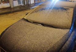 Tekirdağ'da kar yağışı başladı, İstanbul'a doğru geliyor!