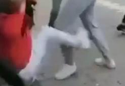 Bursa’da liseli kızların meydan savaşı kameraya böyle yansıdı