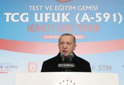 Türkiye'nin ilk istihbarat gemisi! Cumhurbaşkanı Erdoğan: Bugüne kadar dışardan alıyorduk artık milli ve yerlisine sahibiz