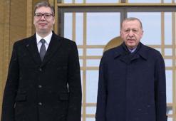 Sırbistan Cumhurbaşkanı Aleksandar Vuçiç Ankara'da! Cumhurbaşkanı Erdoğan resmi törenle karşıladı...