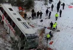 İstanbul'da otobüs şarampole yuvarlandı! Ölü ve yaralılar var!