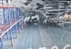İstanbul Havalimanında kargo terminalinde çökme