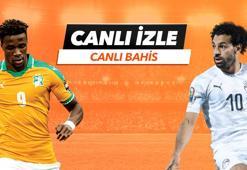 Fildişi Sahili - Mısır maçı Tek Maç ve Canlı Bahis seçenekleriyle Misli.com’da