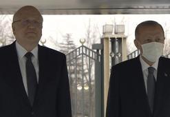 Cumhurbaşkanı Erdoğan, Lübnan Başbakanı Mikati’yi resmi törenle karşıladı