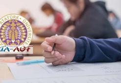 ATA AÖF bütünleme sınavı ne zaman? 2022 ATA AÖF sınav takvimi ve telafi sınavı tarihi!