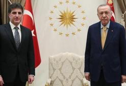 Cumhurbaşkanı Erdoğan, IKBY Başkanı Barzani’yi kabul etti