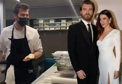 Kıvanç Tatlıtuğ elleriyle elmalı turta yaptı! Başak Dizer'den yorum geldi