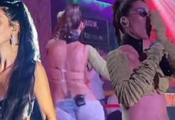 Hande Yener'in sahne kostümü olay yarattı! 'Evdeki koltuk örtüsüne benziyor'