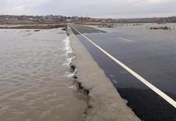 Taşan Ergene Nehri için 'sarı alarm', ekili alanlar sular altında