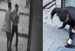 Gaspçı dehşeti! Kanlar içinde saldırganın bacağına sarılınca...