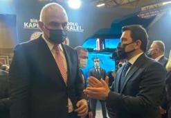 Kültür ve Turizm Bakanı Ersoy, EMITT Fuarı'nda Tarihi Alan Başkanlığı standını gezdi