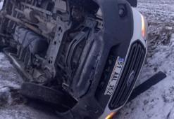 İşçi servisi devrildi: 1 ölü, 8 yaralı