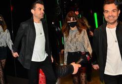 Kenan Doğulu ve Beren Saat program çekimlerine el ele geldi