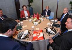6 muhalefet partisi lideri bir araya geldi